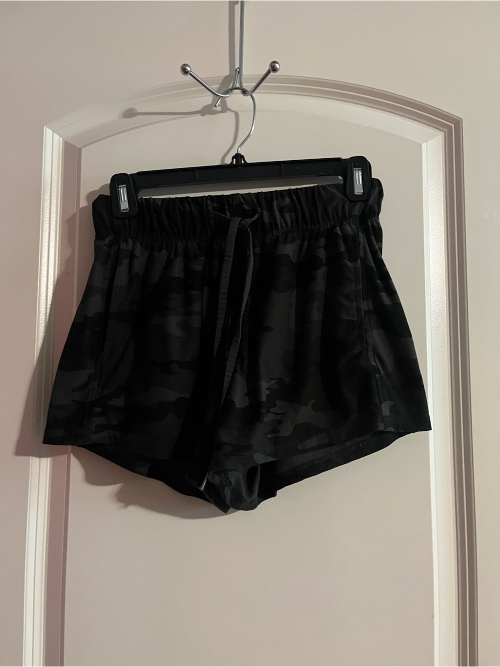 Athletic Works Black Camo Women's Athletic Shorts